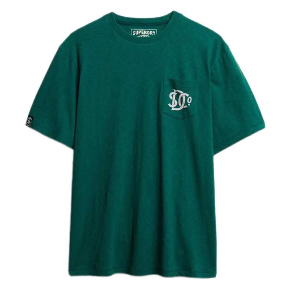 superdry t-shirt merchant graphic green 3xl