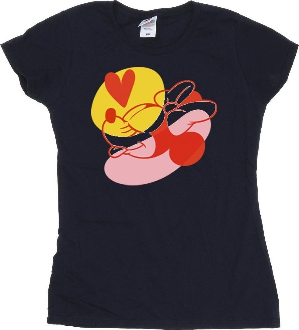 disney t-shirt for women printed design navy blue xxl