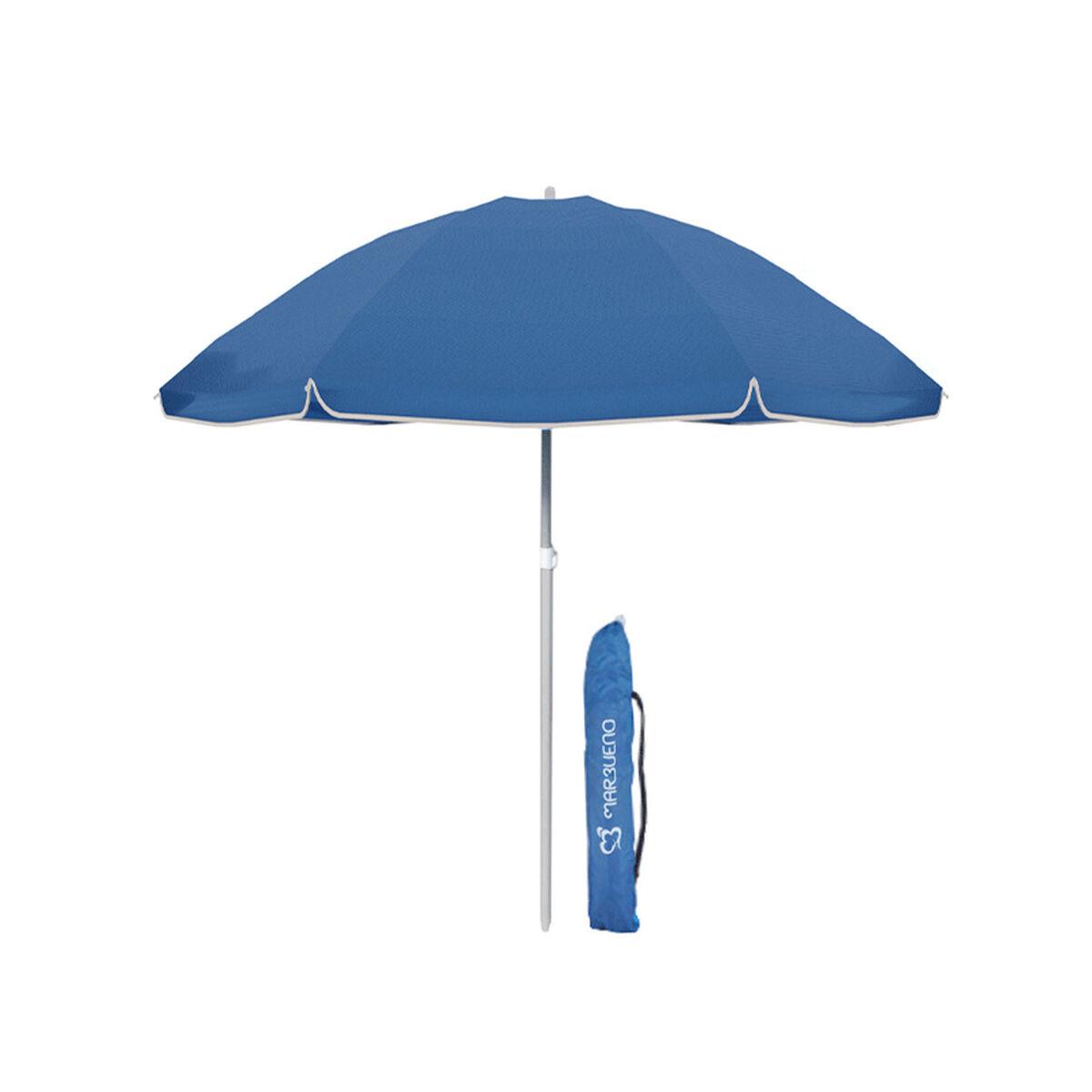 marbueno beach umbrella summer 10094a blue 180cm