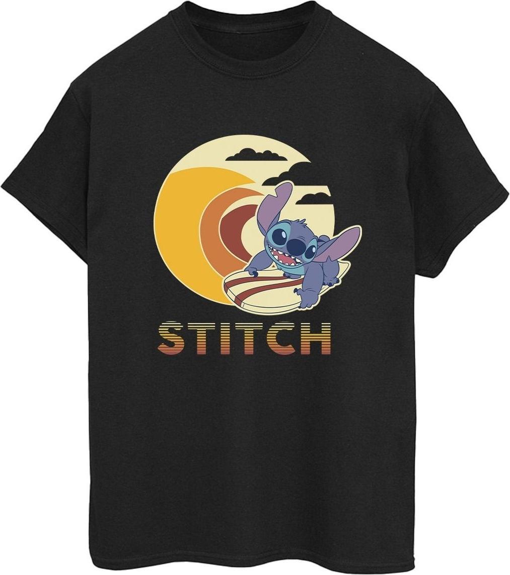 disney t-shirt lilo & stitch boyfriend black l