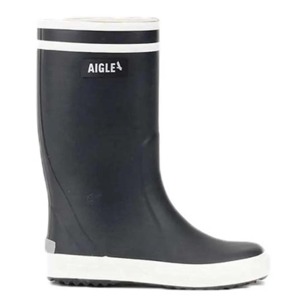 aigle rain boots lolly pop 2 blue/white 37