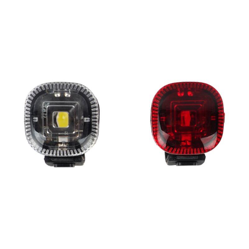 dunlop bike light set 2 pcs led waterproof