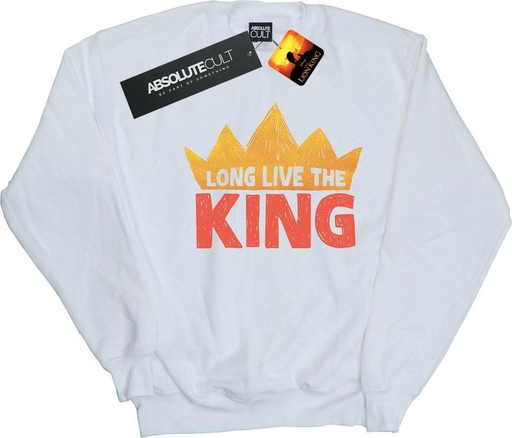 disney sweatshirt the lion king long live the king white s