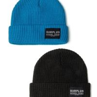 minoti beanie set knitted ribbed 2 pack