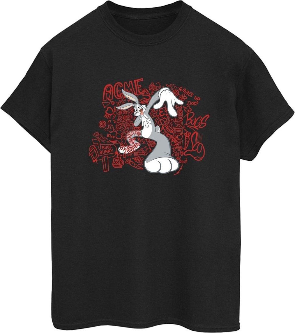looney tunes t-shirt acme bugs bunny cotton m