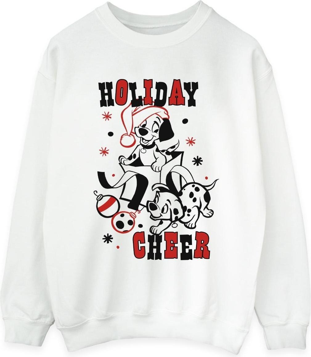 disney sweatshirt 101 dalmatians holiday cheer white s
