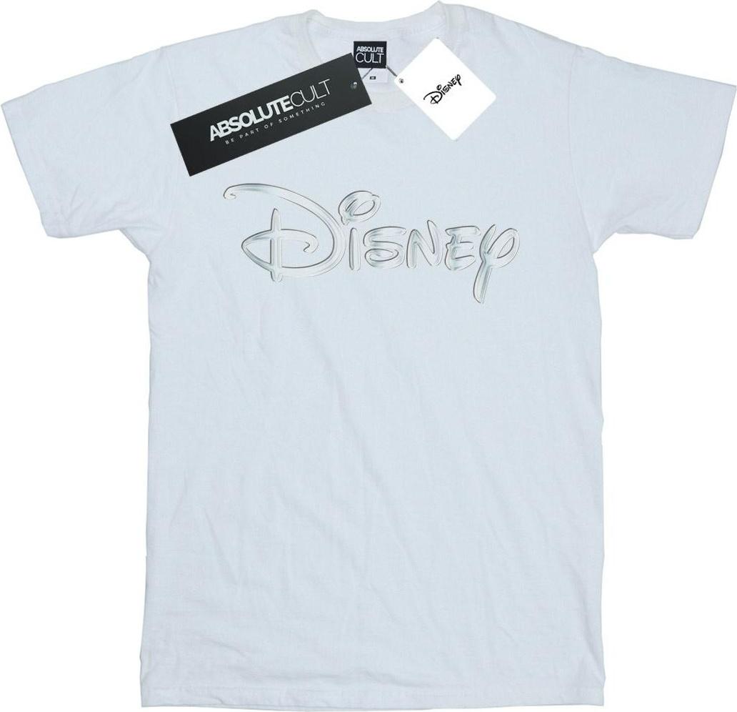 disney t-shirt glacial logo white 4xl