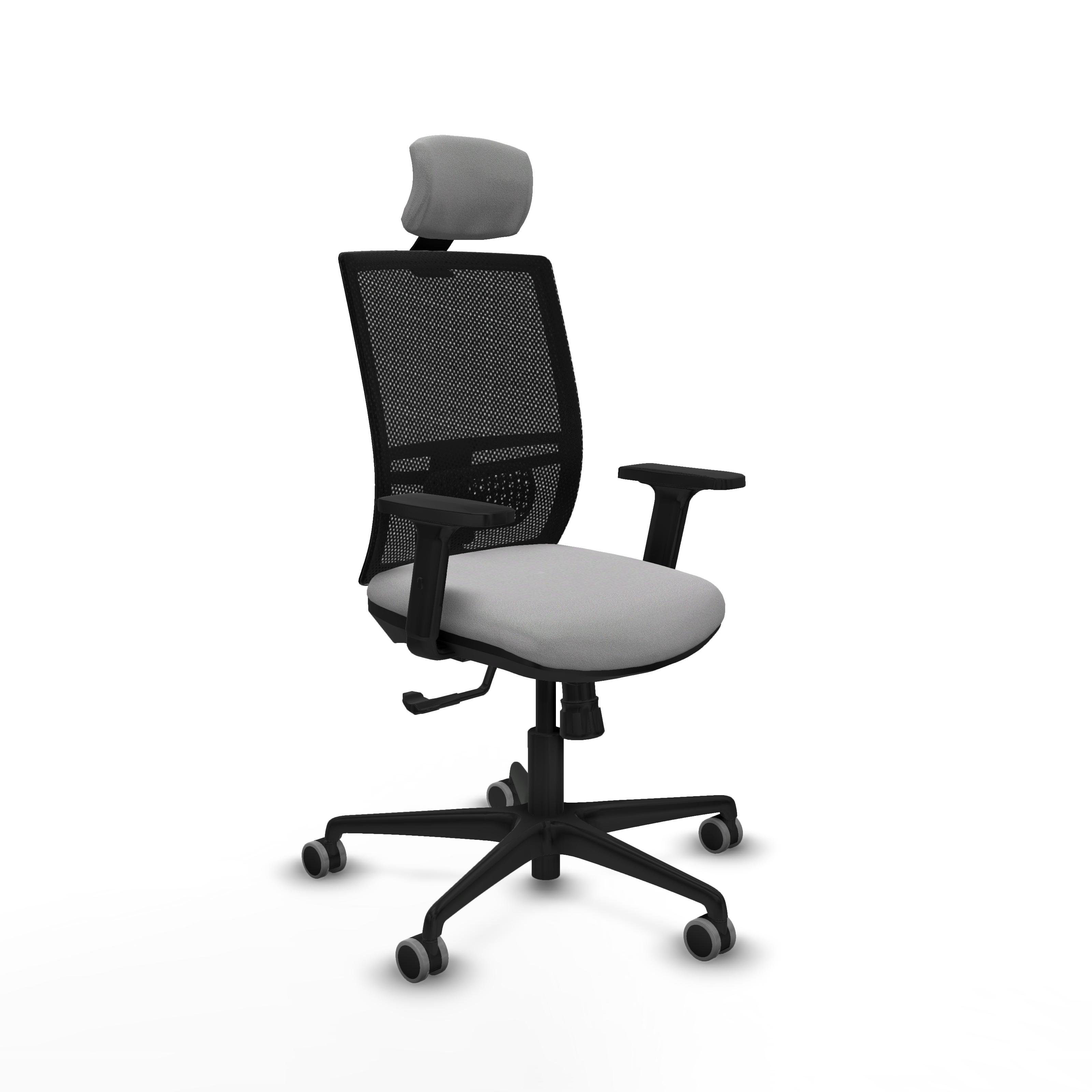 piqueras y crespo office chair yunquera black adjustable armrests