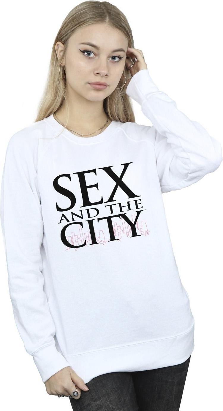 sex and the city sweatshirt logo skyline xl