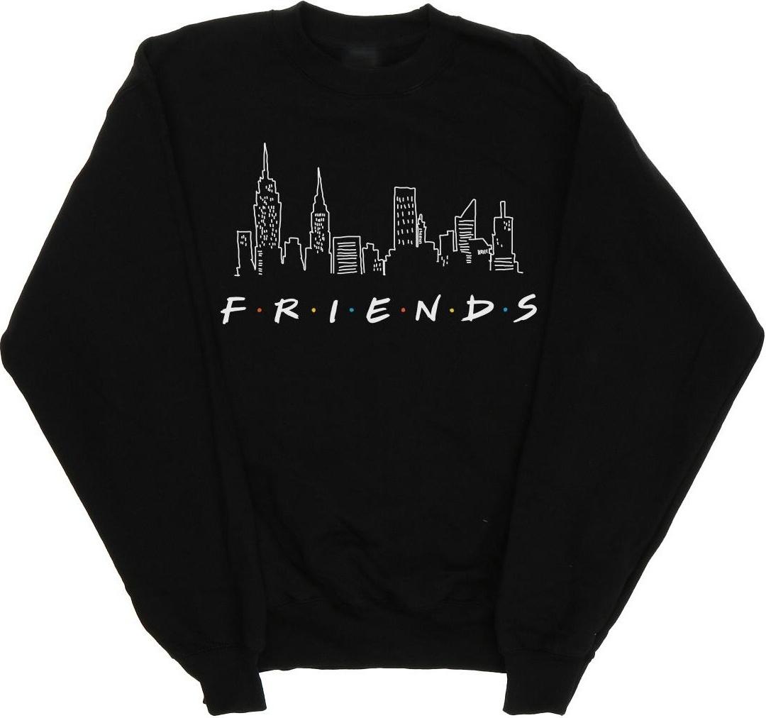 friends sweatshirt skyline black s