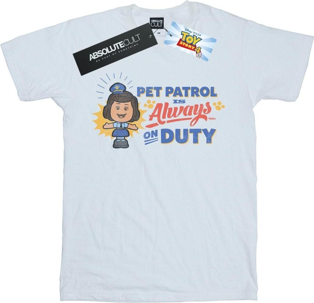 disney t-shirt toy story 4 pet patrol white