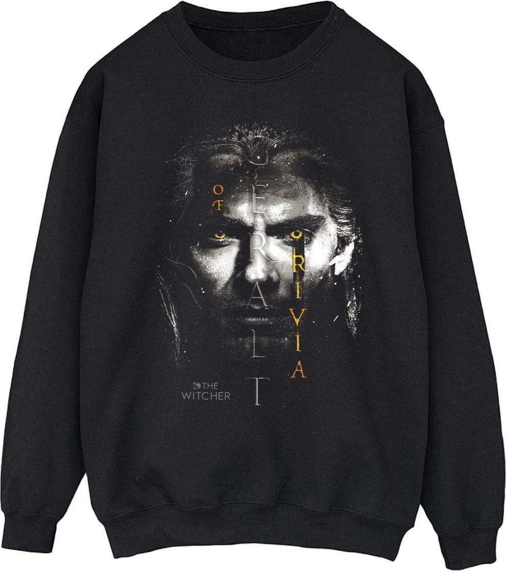 netflix sweatshirt the witcher glowing eyes m black