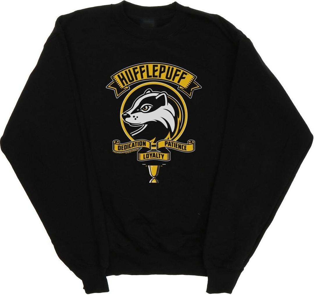 harry potter sweatshirt hufflepuff black m
