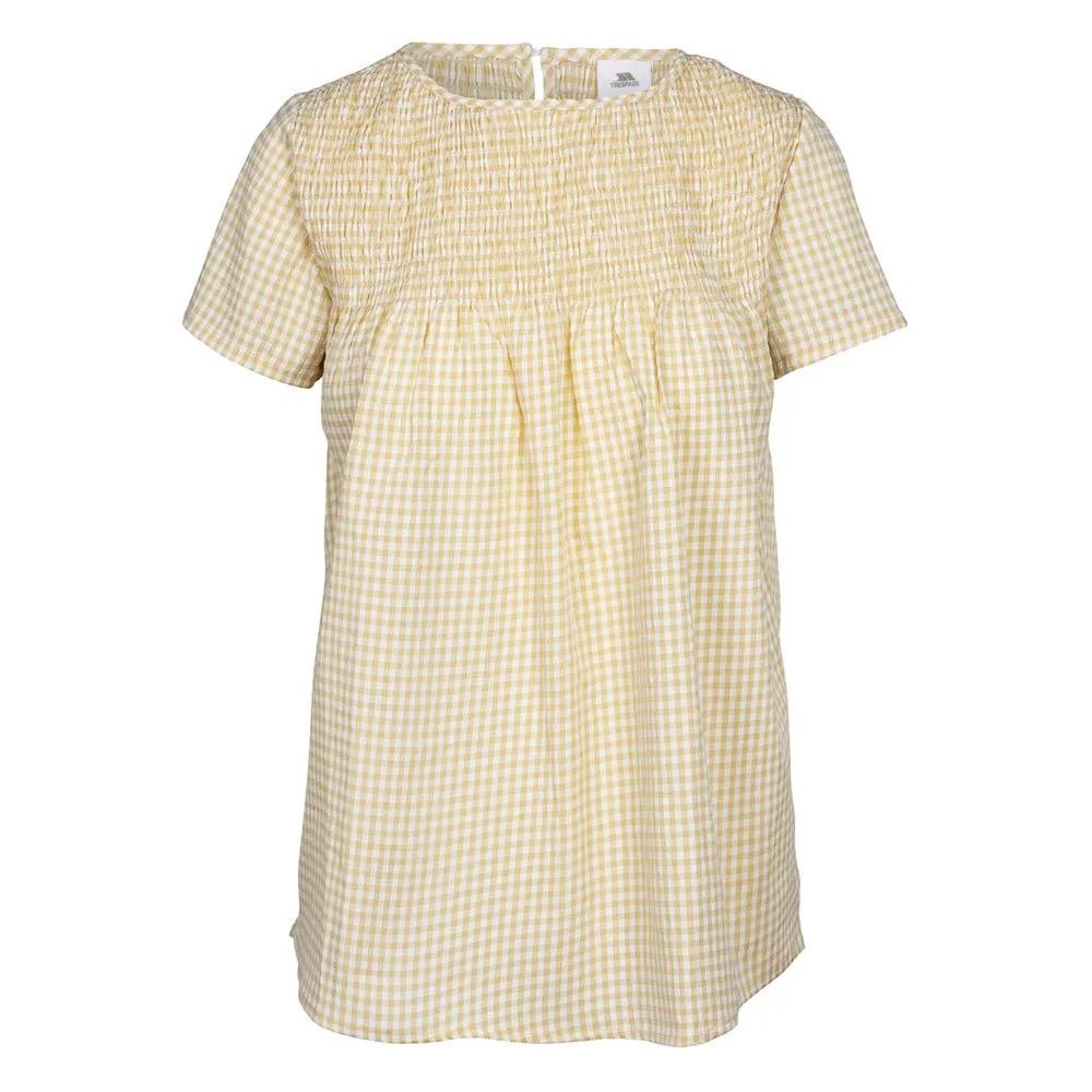 trespass smock top candice pale maize