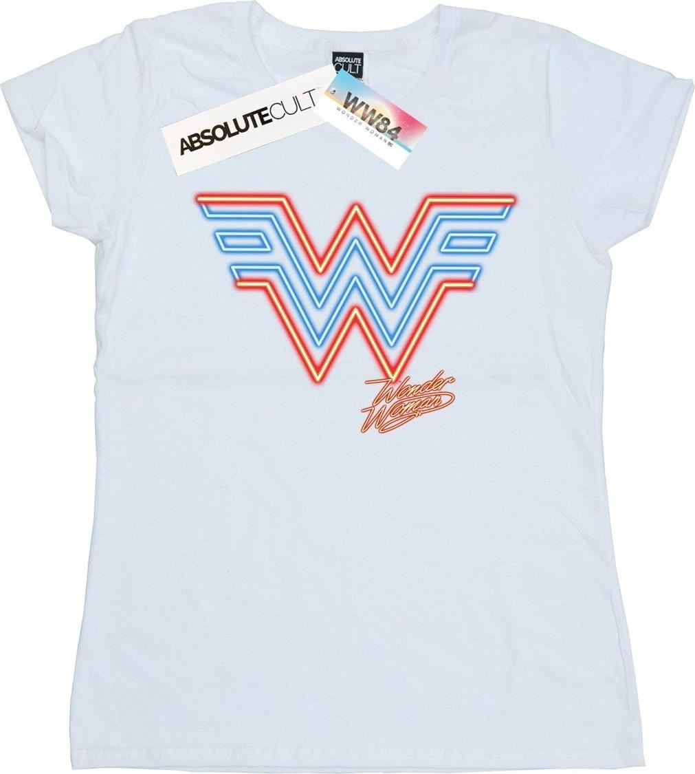 dc comics t-shirt wonder woman 84 white s
