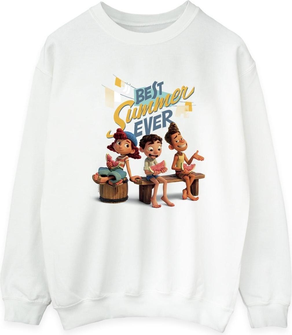 disney sweatshirt best summer ever white l
