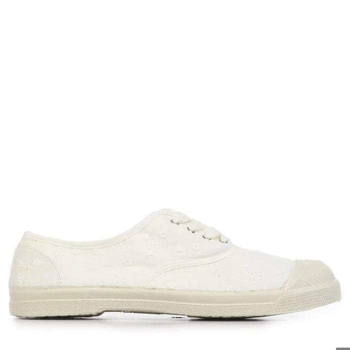 bensimon sneakers tennis broderie new ecru 40