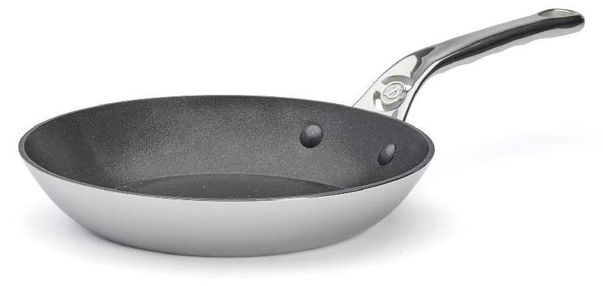 de buyer frying pan affinity stainless steel ceramic non-stick 20cm