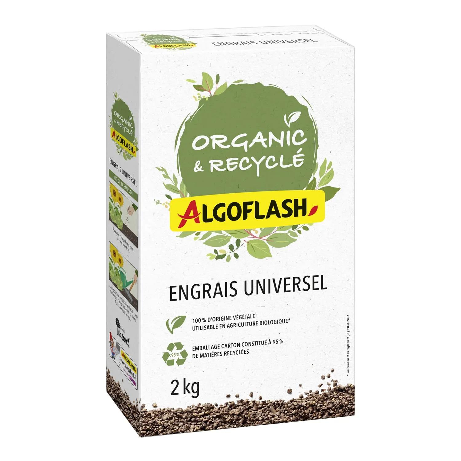 algoflash fertilizer organic + recycle 2 kg