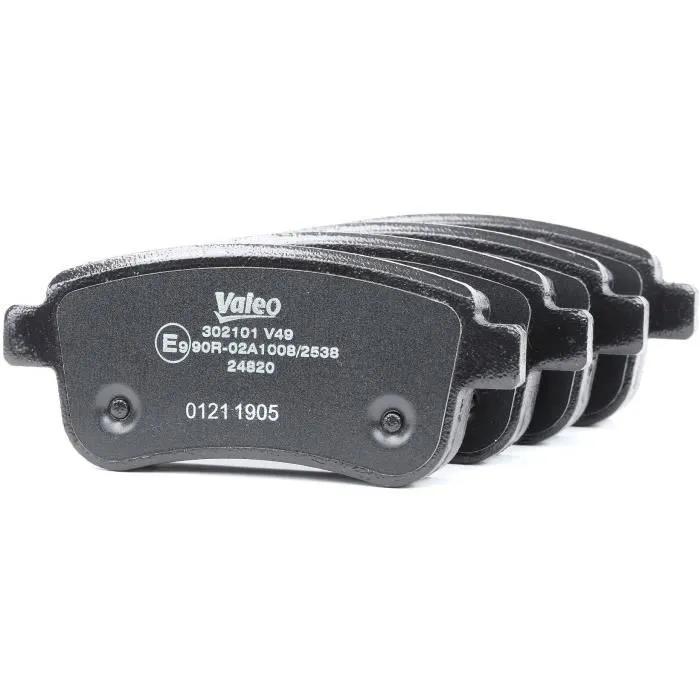 valeo brake pad set 15.9mm rear