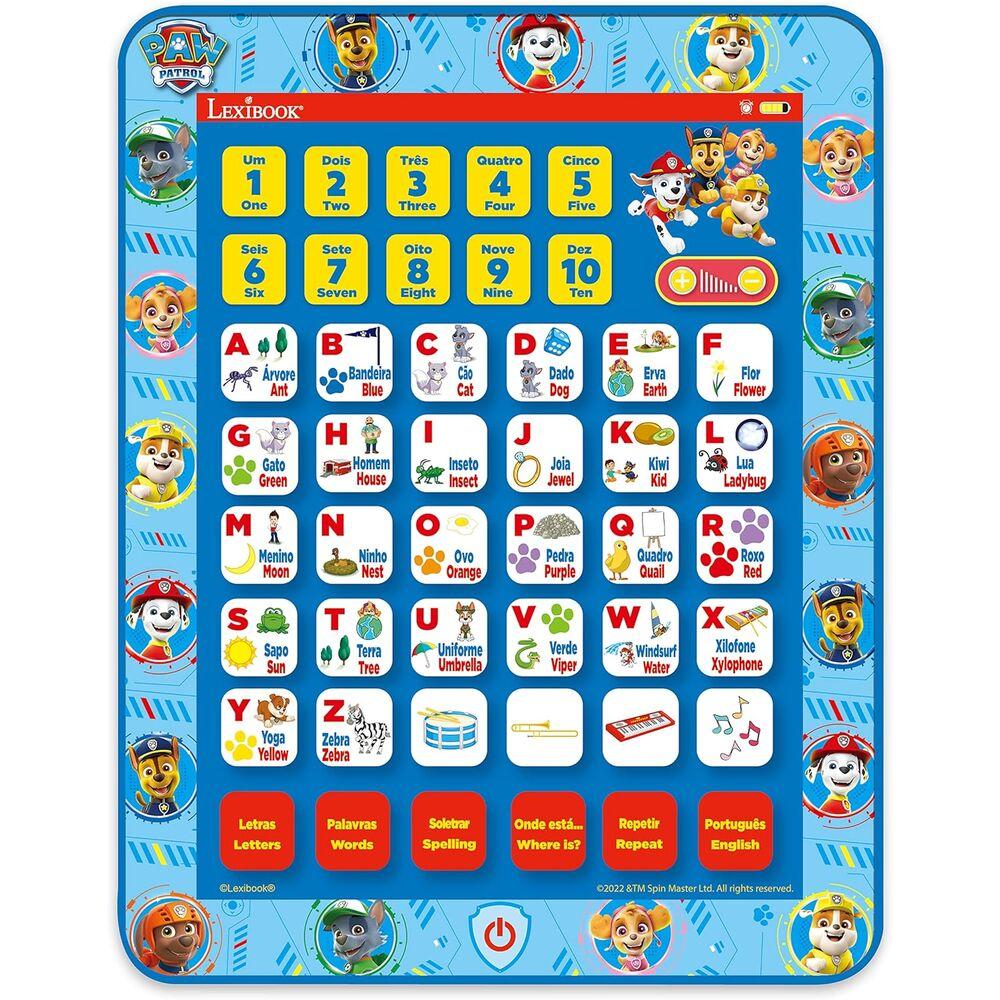 lexibook educational tablet paw patrol bilingual interactive