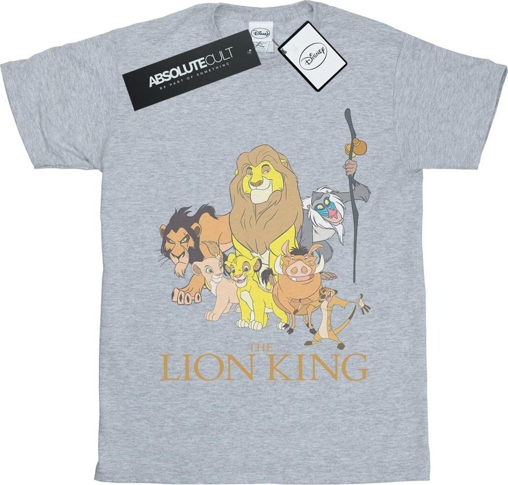 disney t-shirt the lion king boyfriend grey l