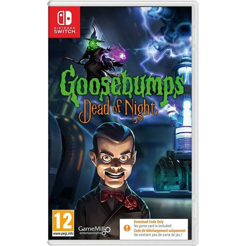 nintendo video game goosebumps dead of night code in box