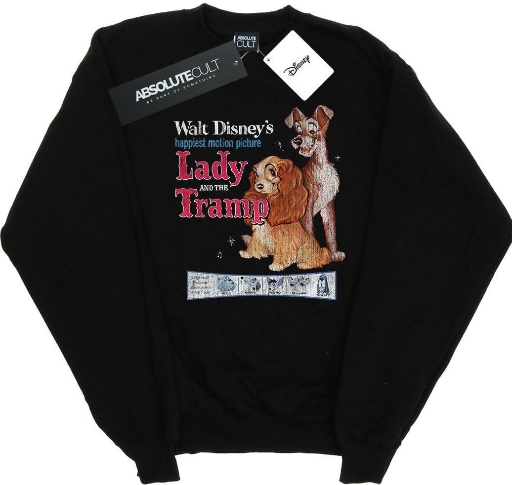 disney sweatshirt lady and the tramp black 2xl