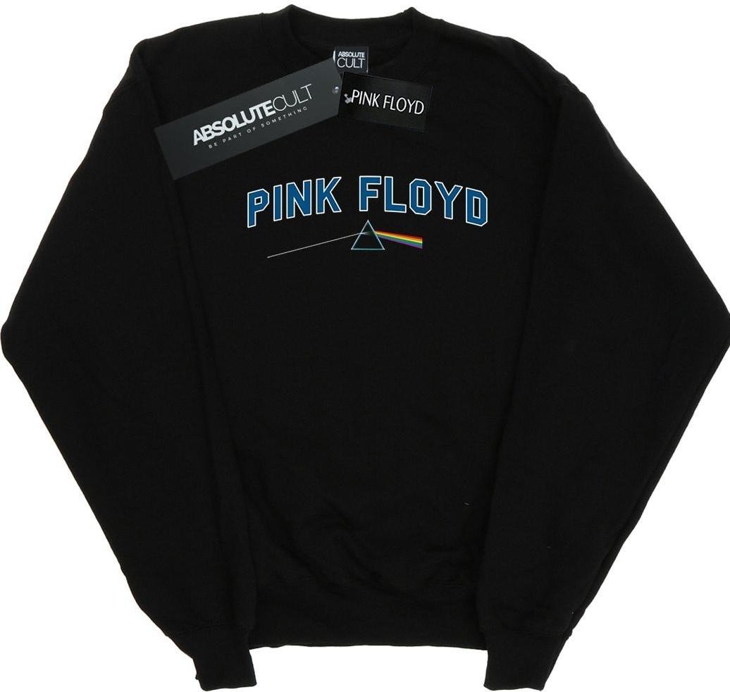 pink floyd sweatshirt college prism black s