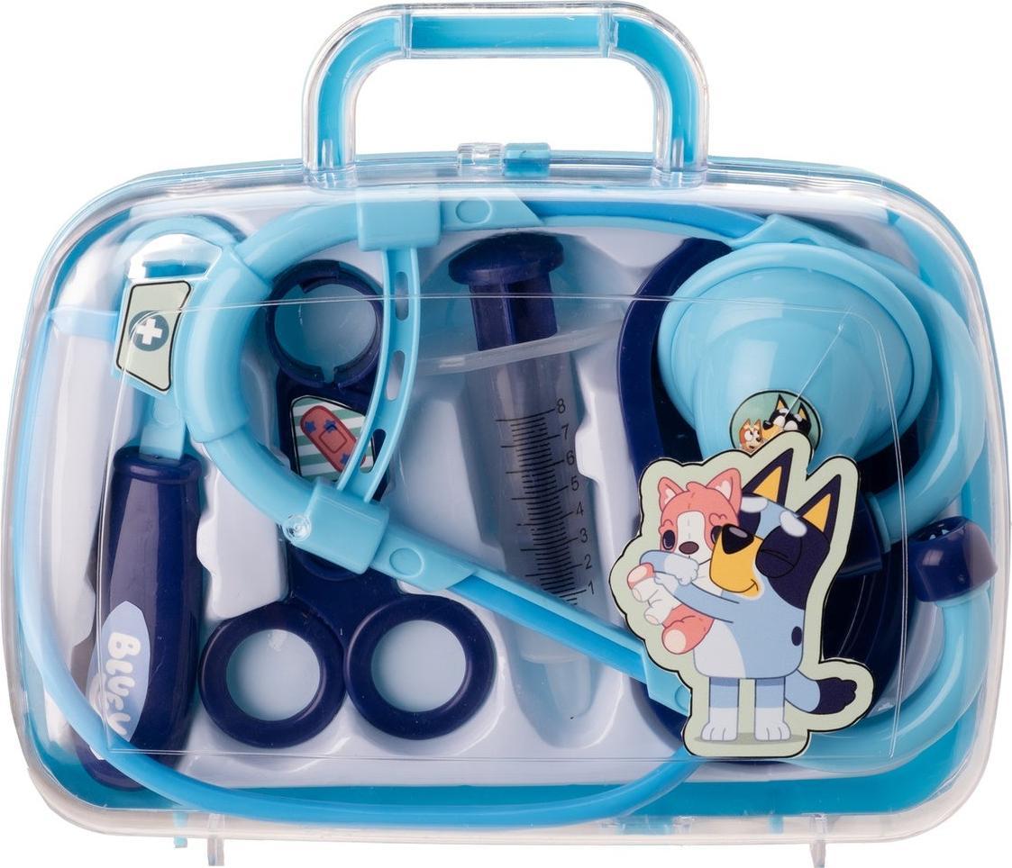 hti action figure bluey small toy medical case
