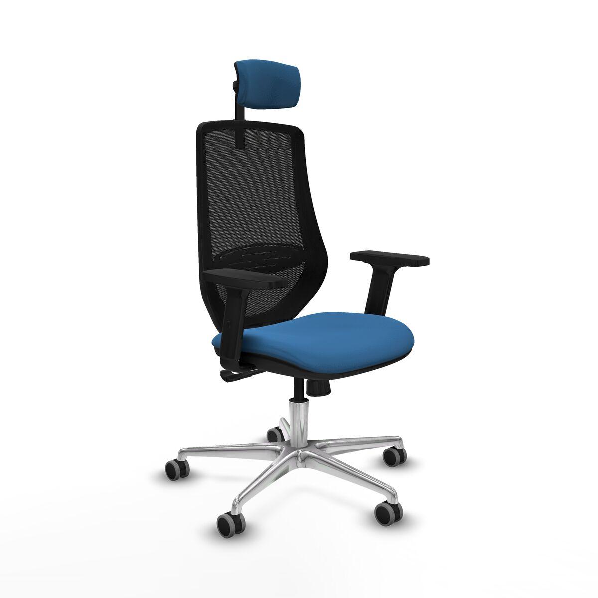 piqueras-y-crespo office chair mardos blue 2d arms