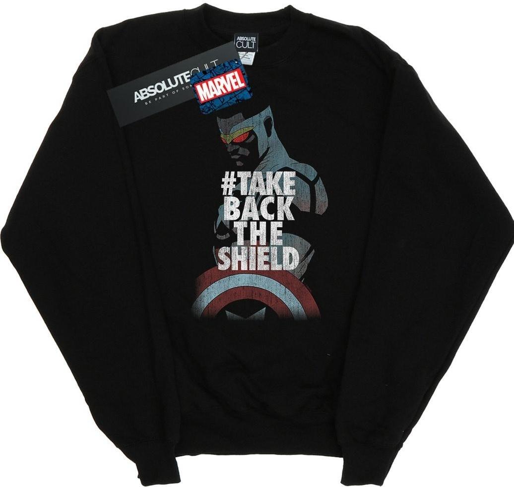 marvel sweatshirt take back the shield black 4xl