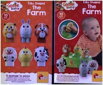 lisciani shape sorter farm educational toy
