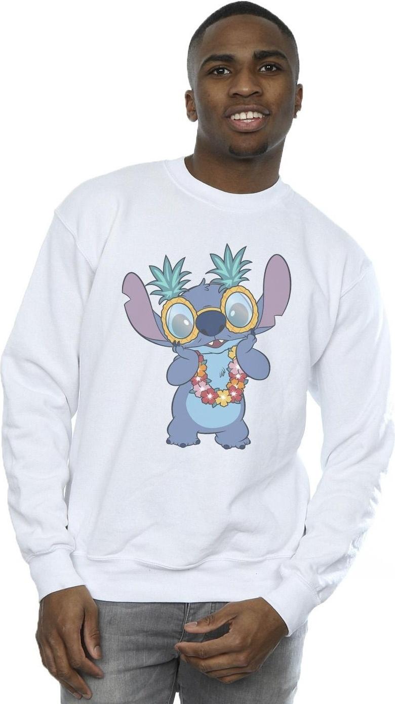 disney sweatshirt tropical fun white m
