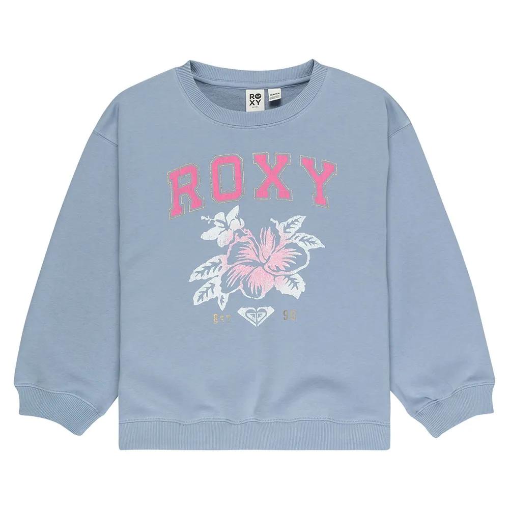 roxy sweatshirt morning hike brushed blue blizzard 16 years