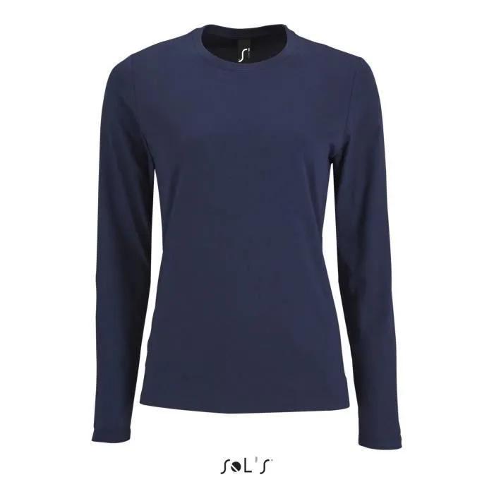 sols long-sleeved t-shirt imperial lsl navy 2xl