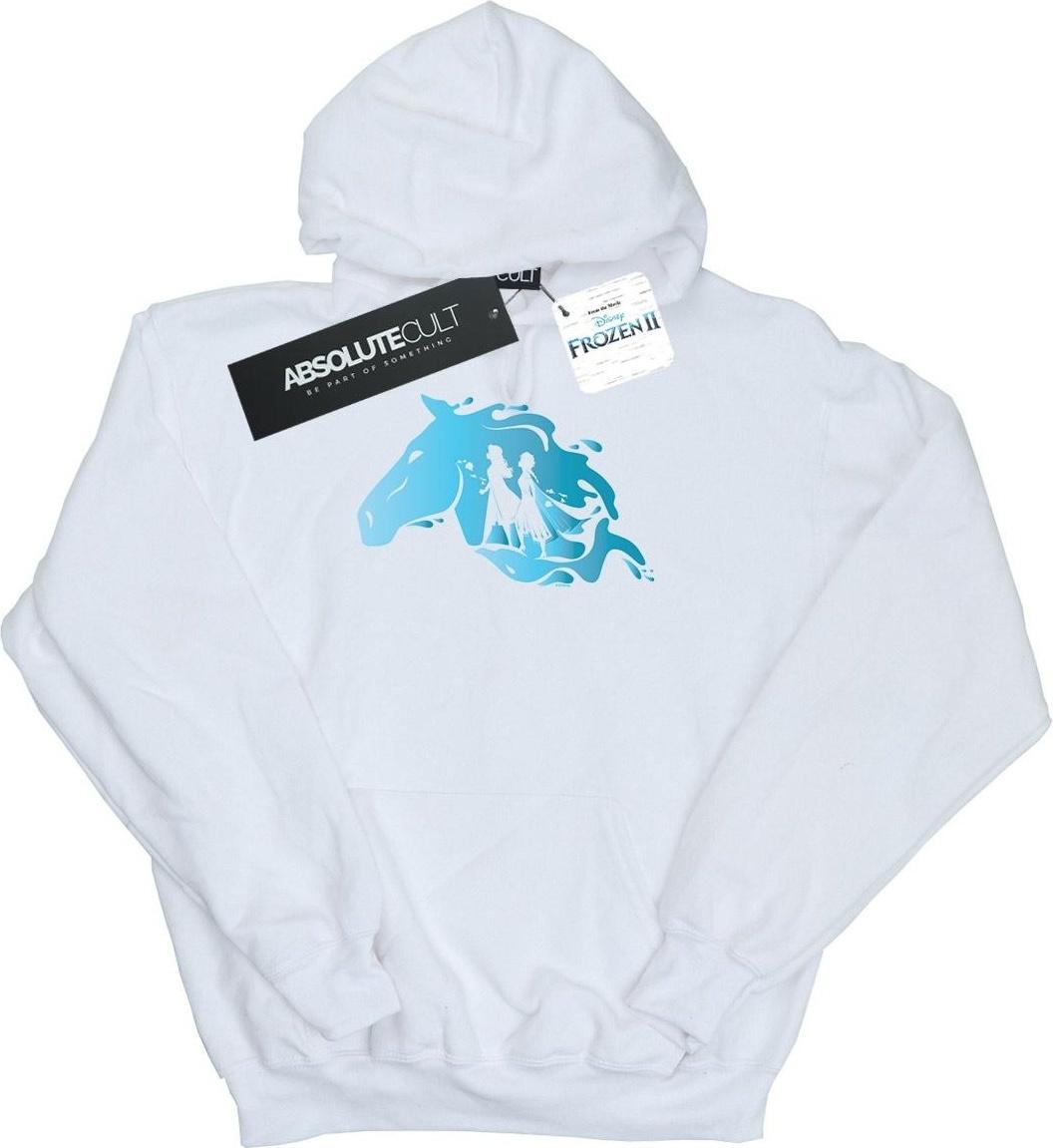 disney hoodie frozen 2 silhouette white l