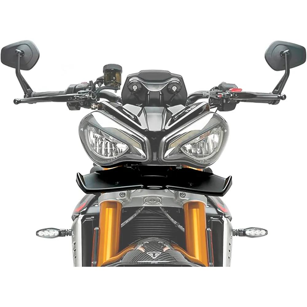 puig front spoiler 21594j triumph street triple 765 rs matte black