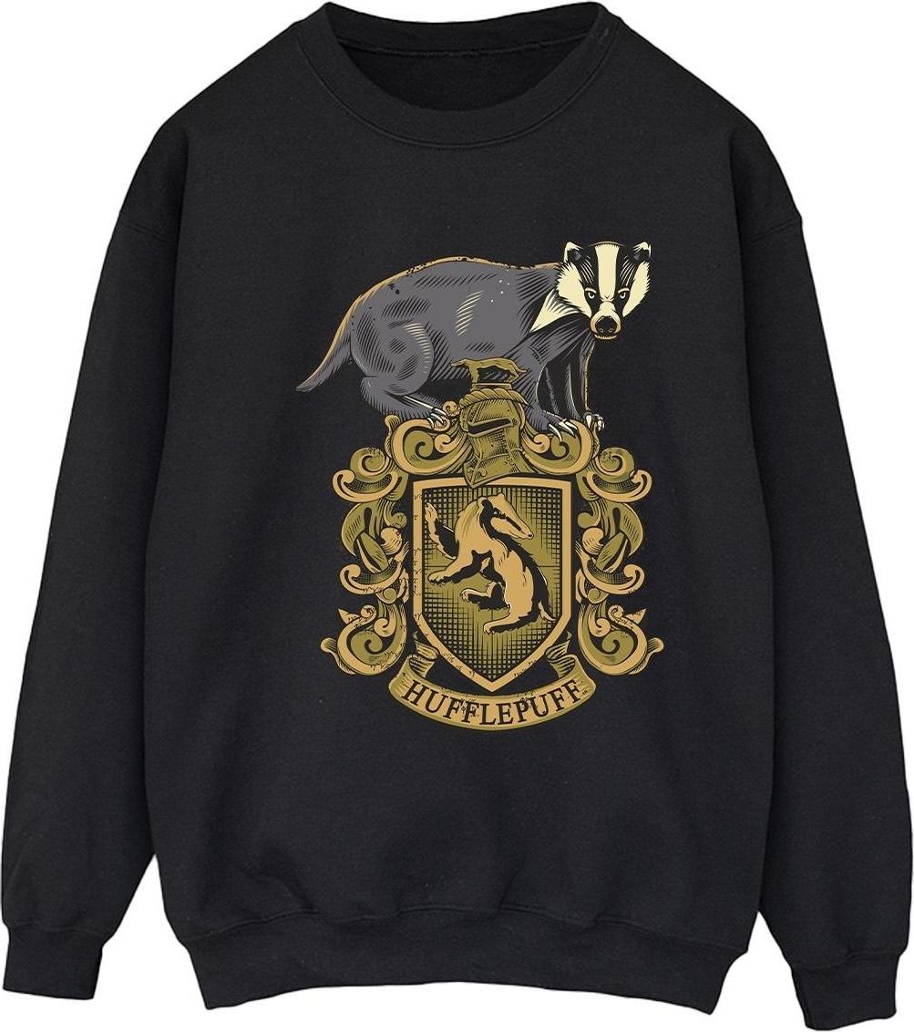 harry potter sweatshirt hufflepuff black m