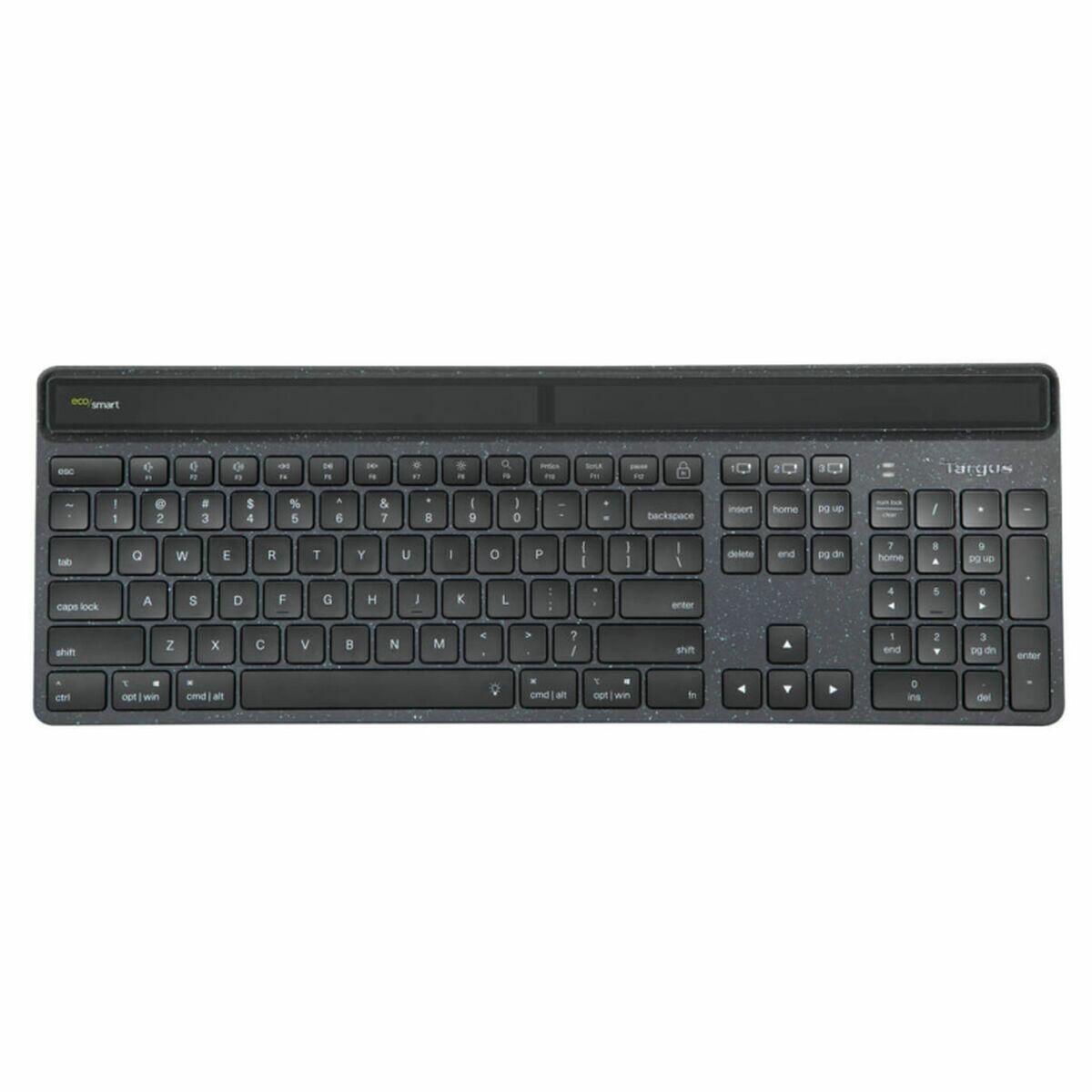 targus wireless keyboard akb868es full size antimicrobial bluetooth 5.0
