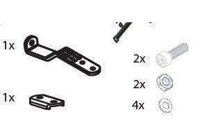 steco bicycle fork mount begel flow black