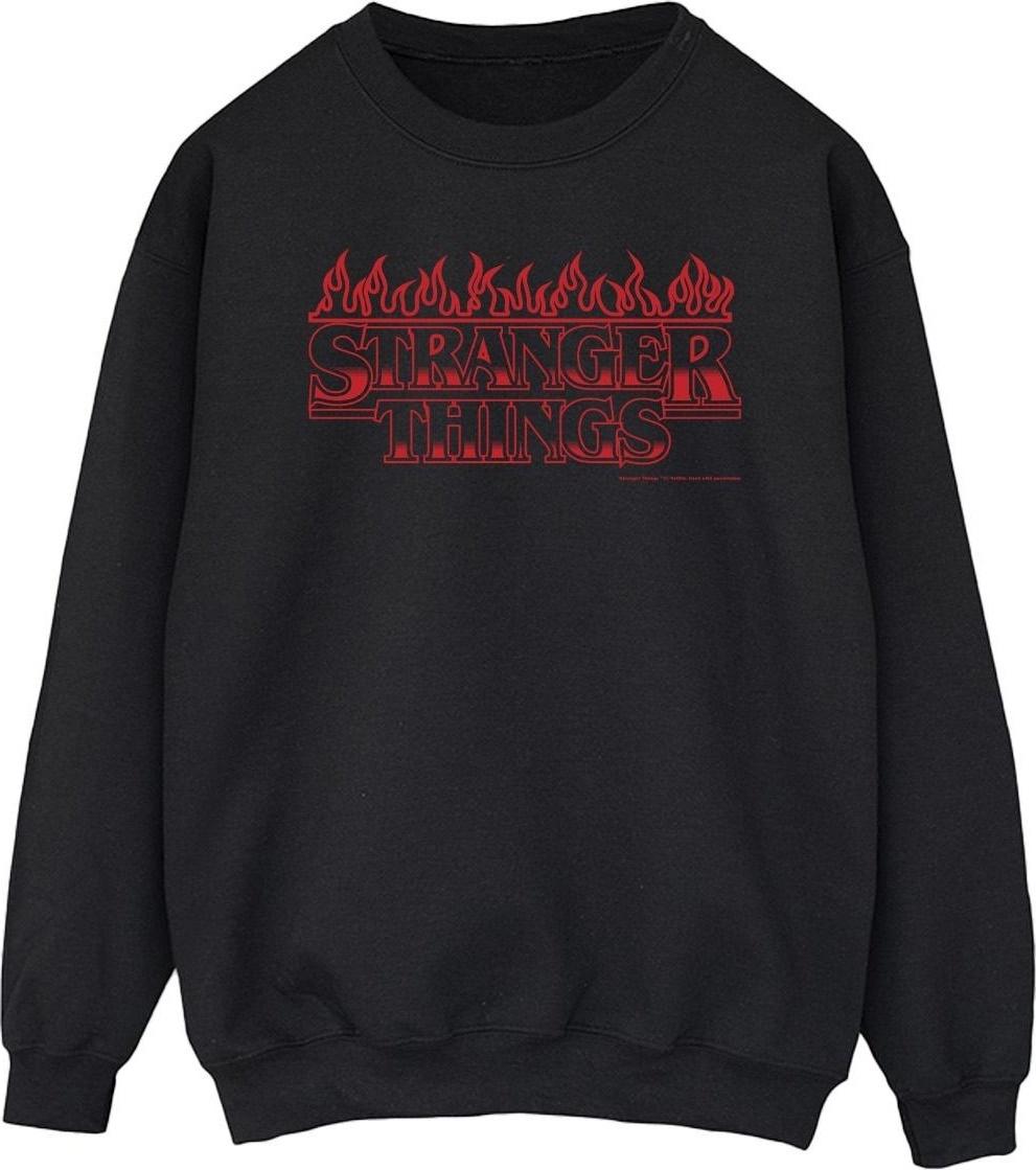 netflix sweatshirt stranger things flames xl