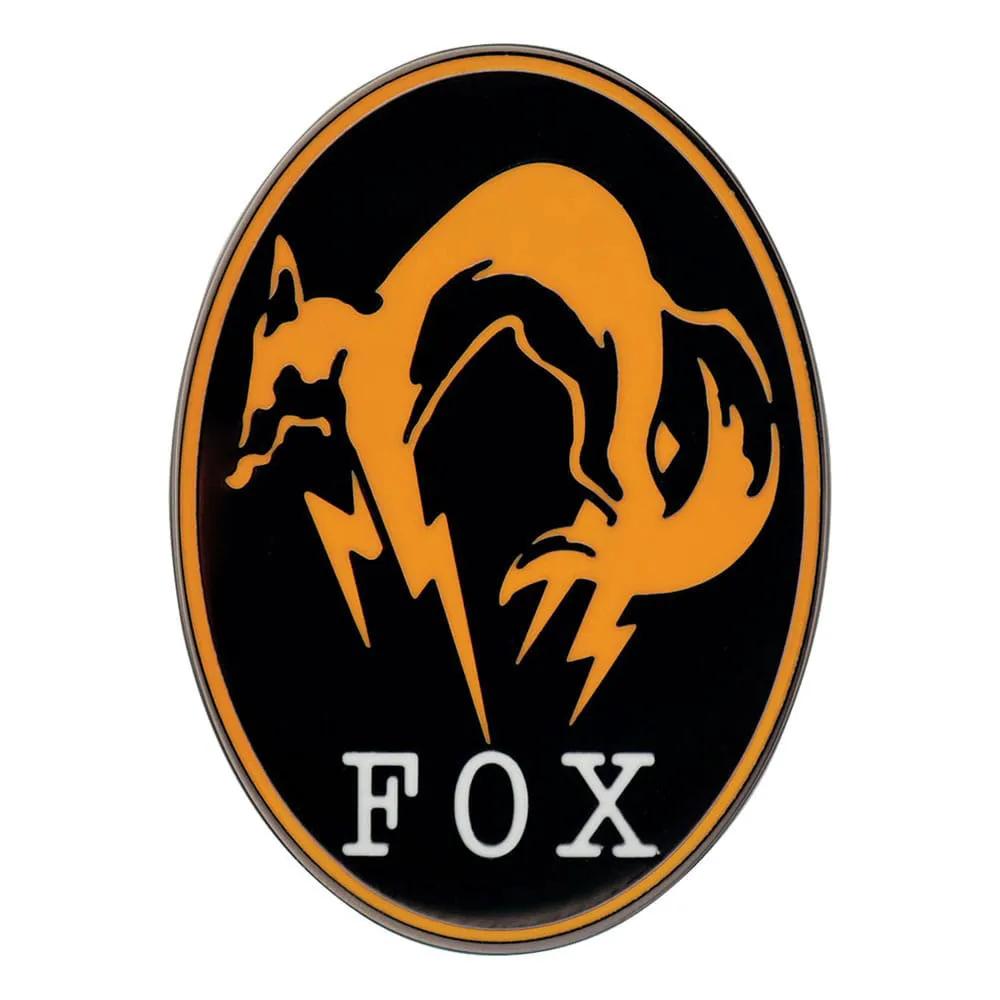 metal gear solid pin badge fox limited edition 9995 pieces