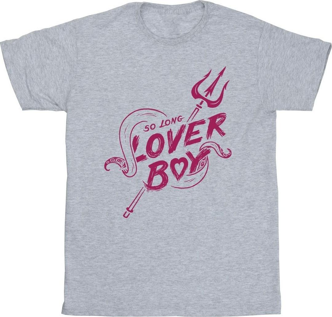 disney t-shirt ursula motif grey