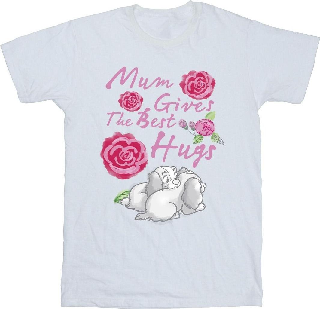 disney t-shirt lady and the tramp mum hugs 5xl white