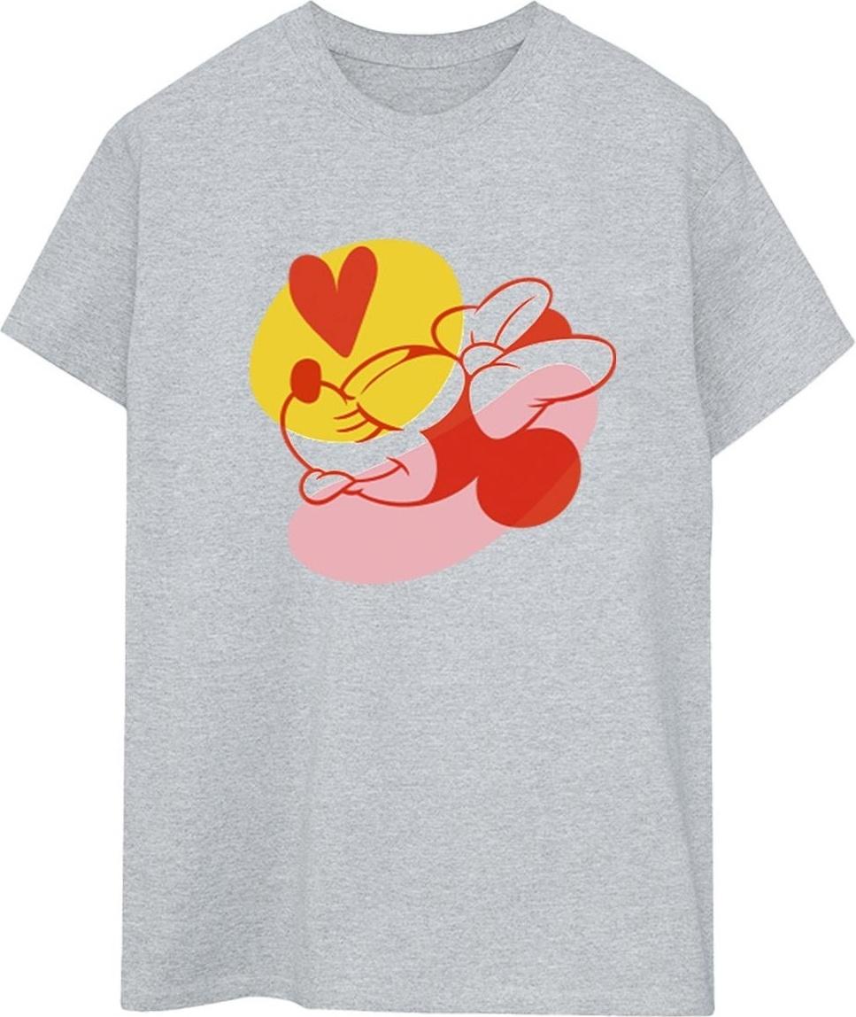 disney t-shirt minnie mouse boyfriend grey l