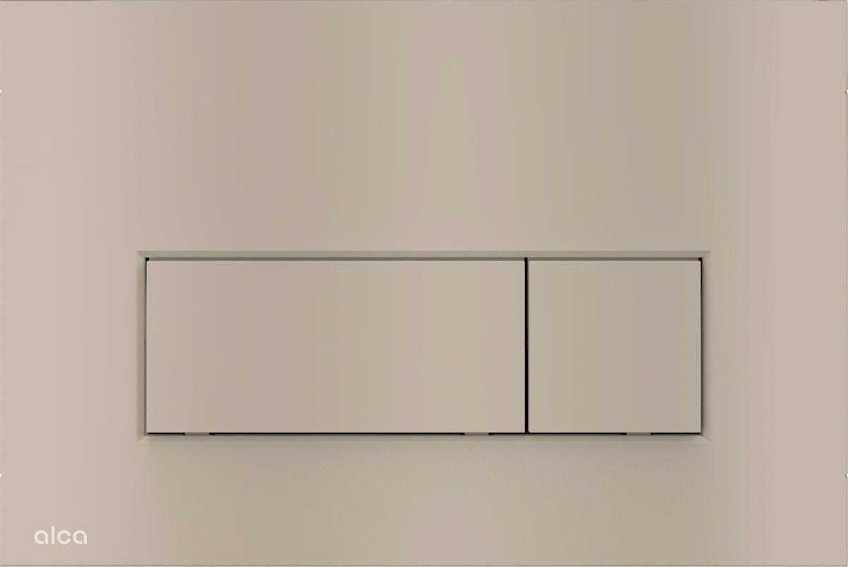 alcadrain flush plate thin m57-n-m nickel matte