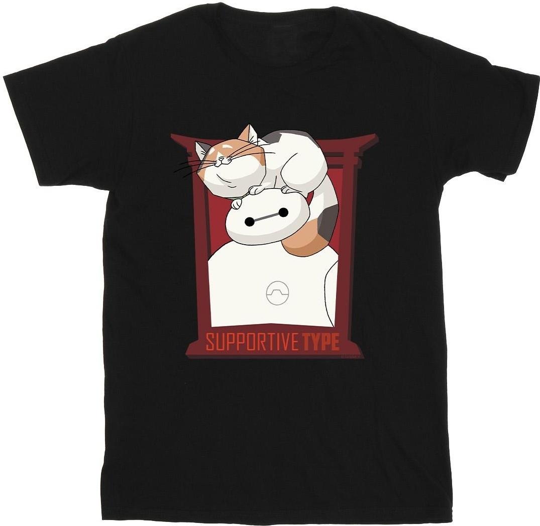 disney t-shirt big hero 6 support black m