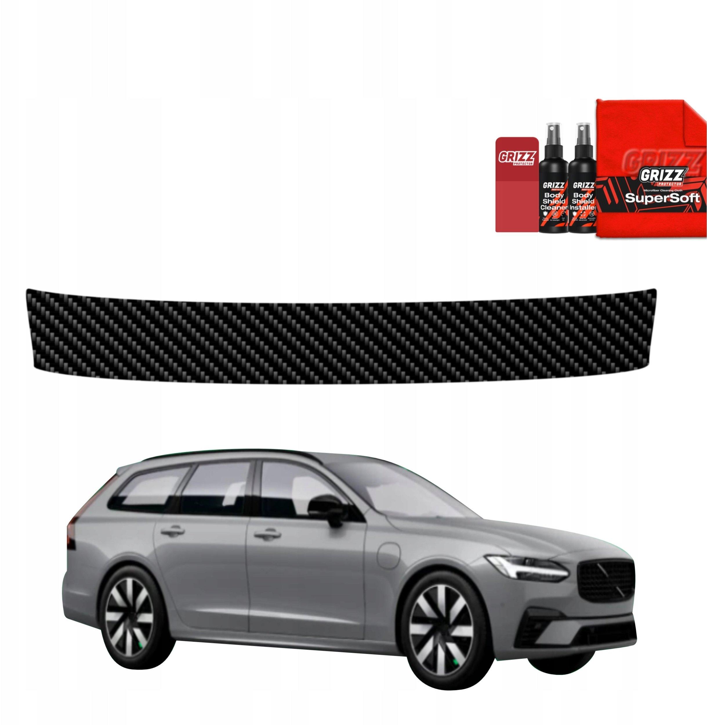 grizz protector paint protection film bodyshield carbon volvo v90 30x50cm