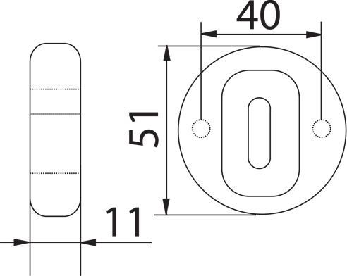 metal-bud door accessory nickel-chrome elegant 2 pieces
